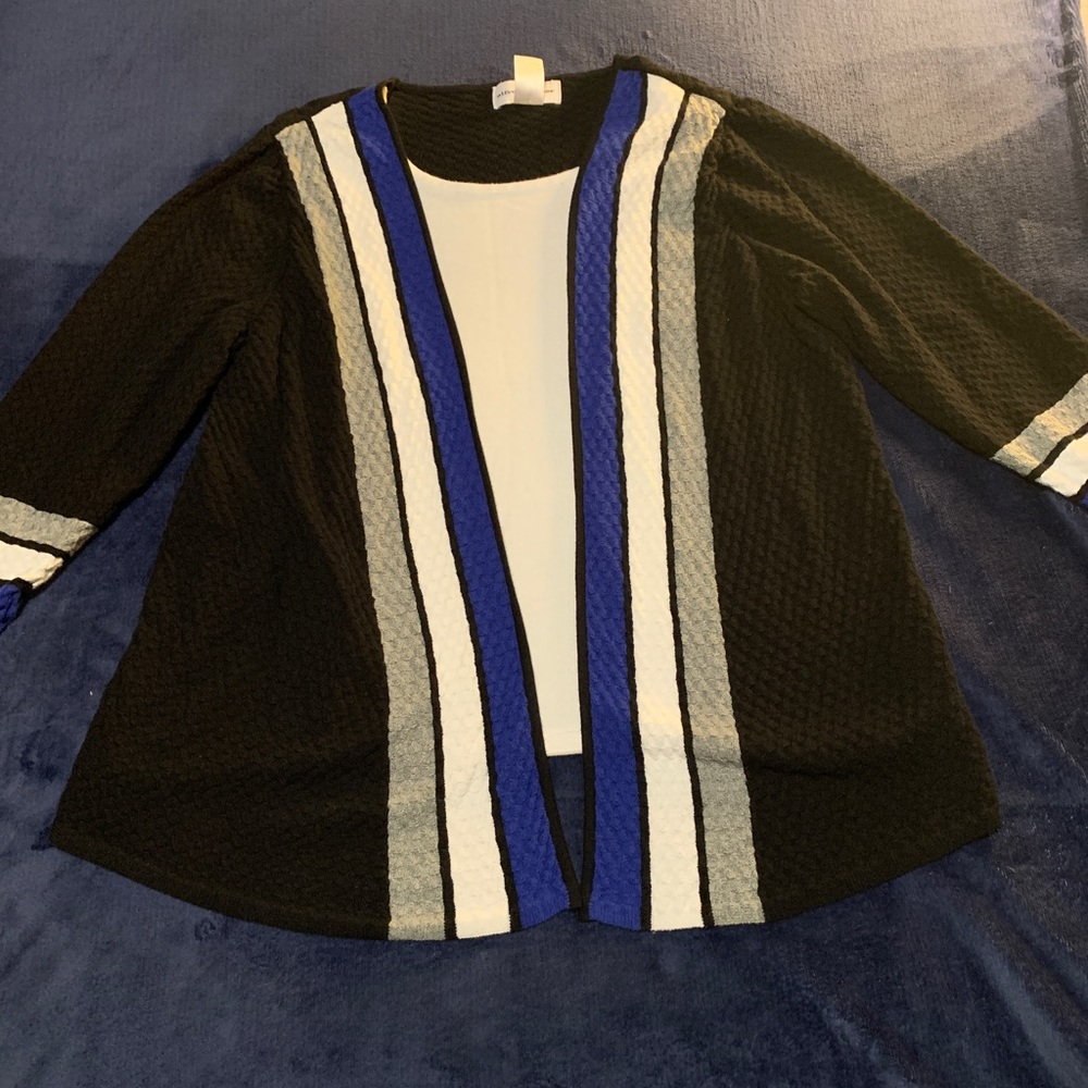 Alfred Dunner Womens Shirt Sweater Comdo Size Medium